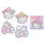 Hello Kitty Sticker & Pouch Set 50th Anniv. (Fashionable Ribbons Series)