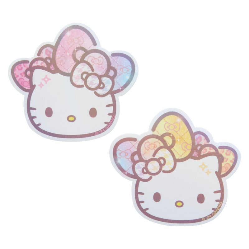 Hello Kitty Sticker &amp; Pouch Set 50th Anniv. (Fashionable Ribbons Series)
