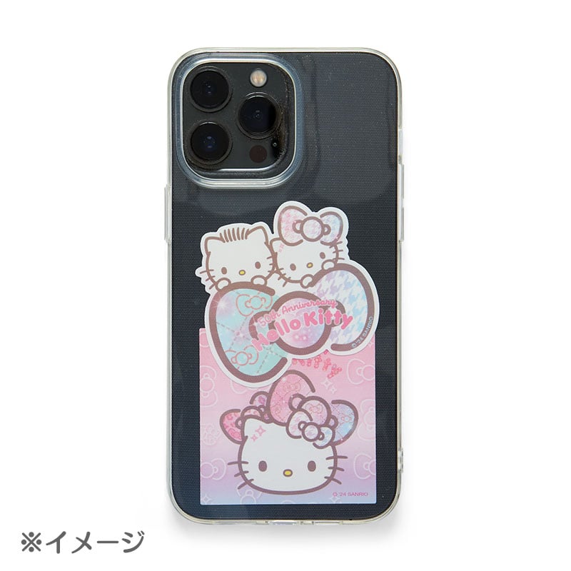 Hello Kitty Sticker &amp; Pouch Set 50th Anniv. (Fashionable Ribbons Series)