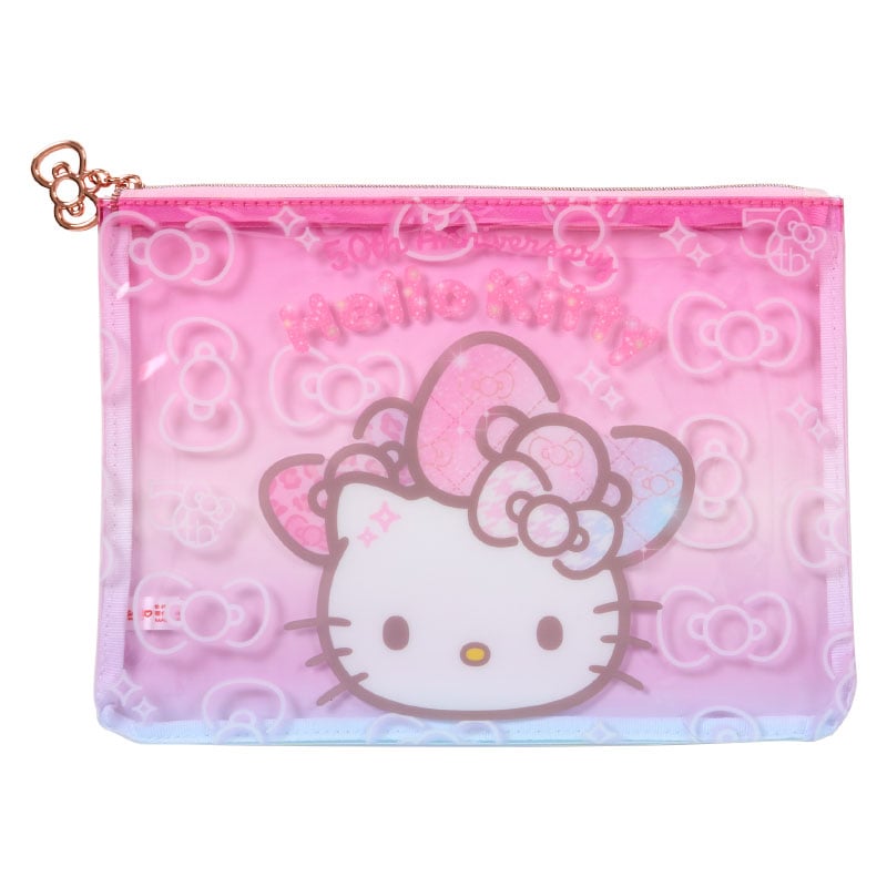 Hello Kitty 2-Piece Pouch Set 50th Anniv. (Fashionable Ribbons Series)