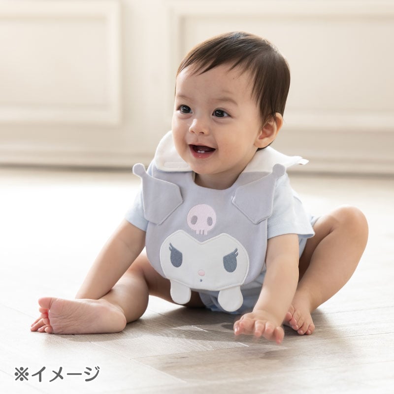 Sanrio Baby Organic Cotton Kuromi Face Bib