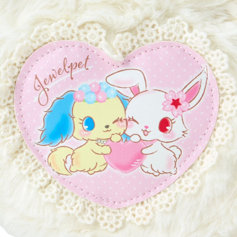 Jewelpet Plush Zipper Pouch (Heisei Fluffy Heart Series)