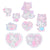 Charmmy Kitty 16-pc Sticker Pack (Heisei Fluffy Heart Series)