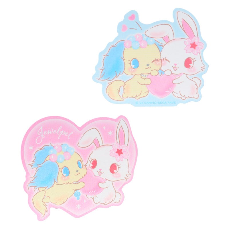 Jewelpet 16-pc Sticker Pack (Heisei Fluffy Heart Series)