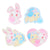 Jewelpet 16-pc Sticker Pack (Heisei Fluffy Heart Series)