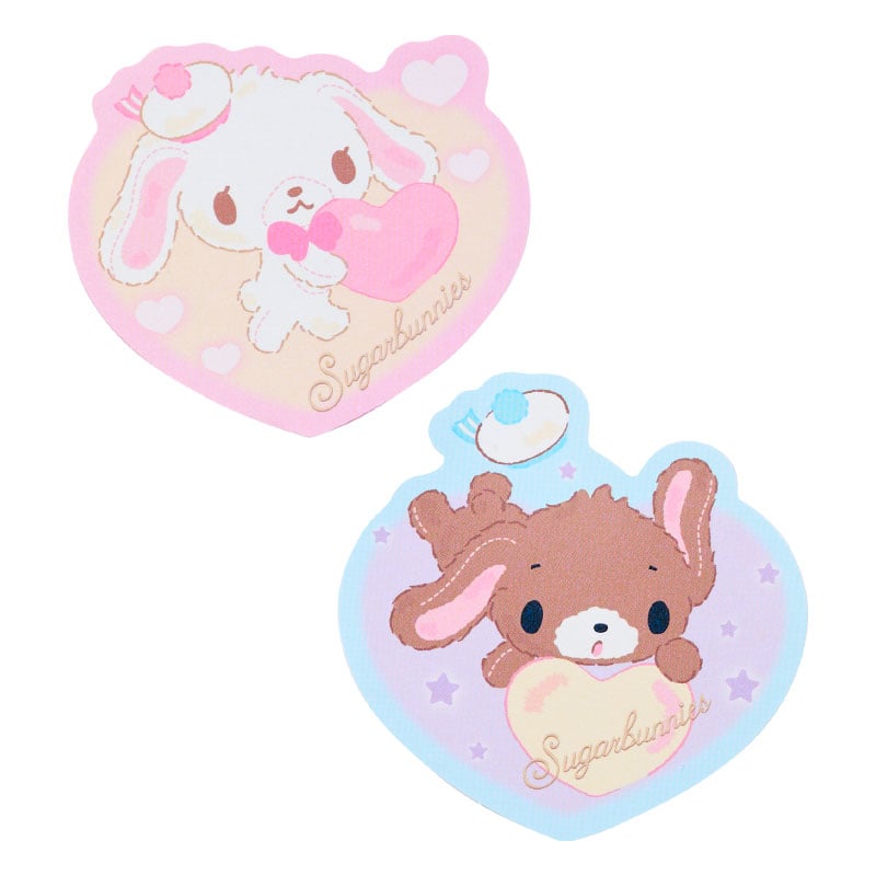 Sugarbunnies 16-pc Sticker Pack (Heisei Fluffy Heart Series)