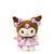 Kuromi Plush Mascot Keychain (Retro Pastel Series)