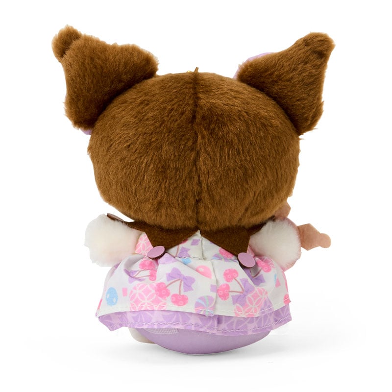 Kuromi Plush Mascot Keychain (Retro Pastel Series)