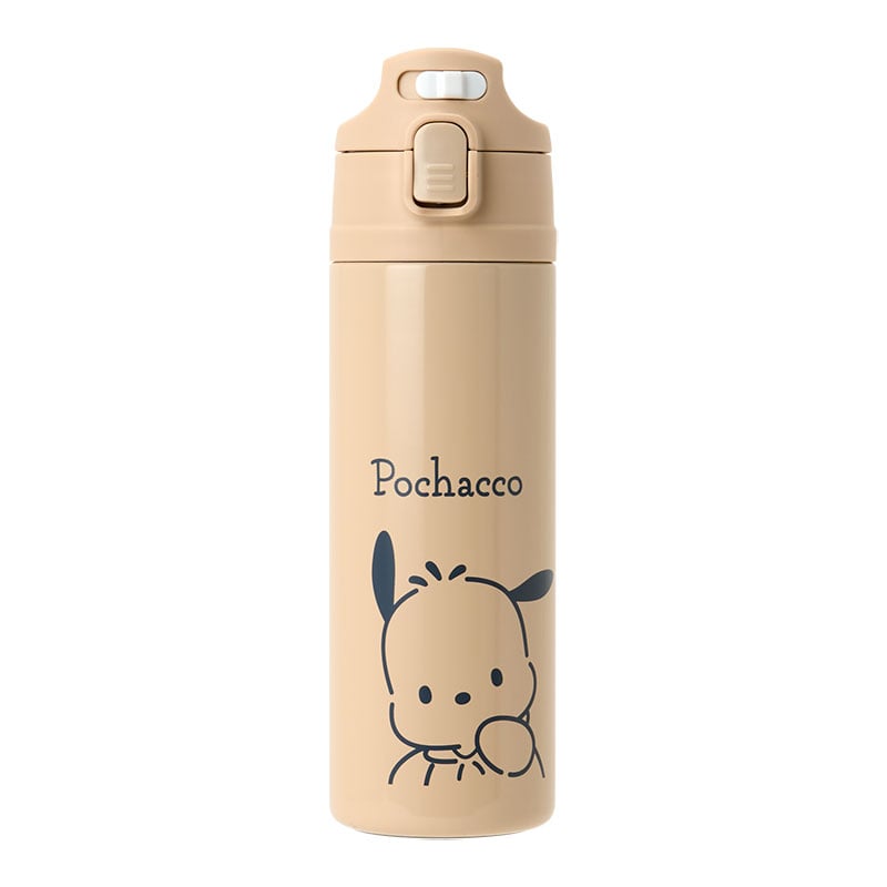 Pochacco Stainless Steel Water Bottle with Neoprene Carrier