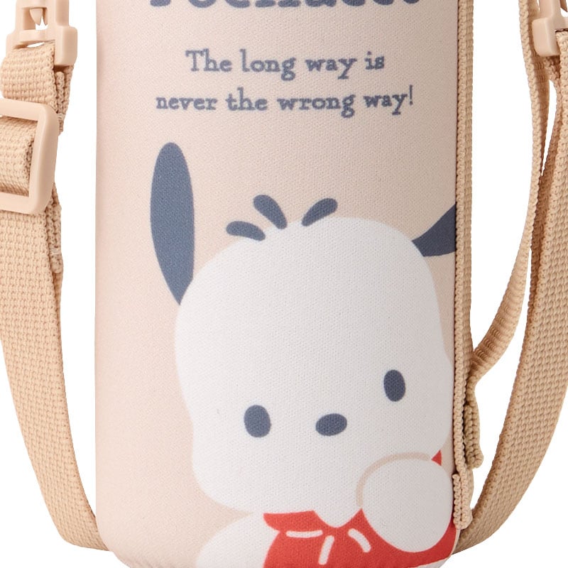 Pochacco Stainless Steel Water Bottle with Neoprene Carrier