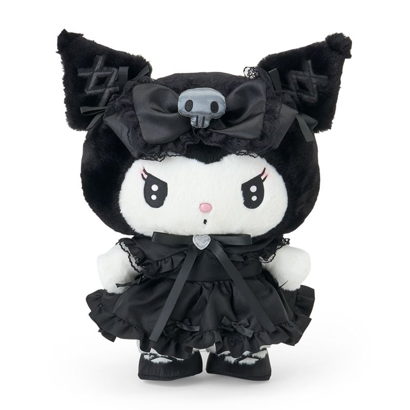 Kuromi 14&quot; Boxed Plush &amp; Bag Charm Set (Midnight Melokuro Series)