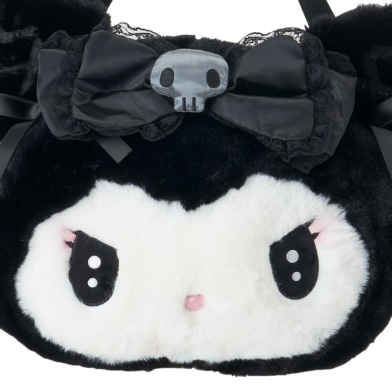 Kuromi Plush Tote Bag (Midnight Melokuro Series)