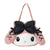 My Melody Plush Tote Bag (Midnight Melokuro Series)
