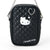 Hello Kitty Black Quilted Mini Crossbody (I Love Hello Kitty Series)