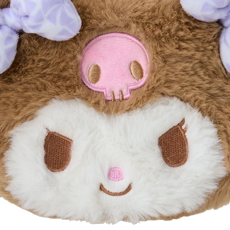 Kuromi Plush Mini Face Pouch (Retro Pastel Series)