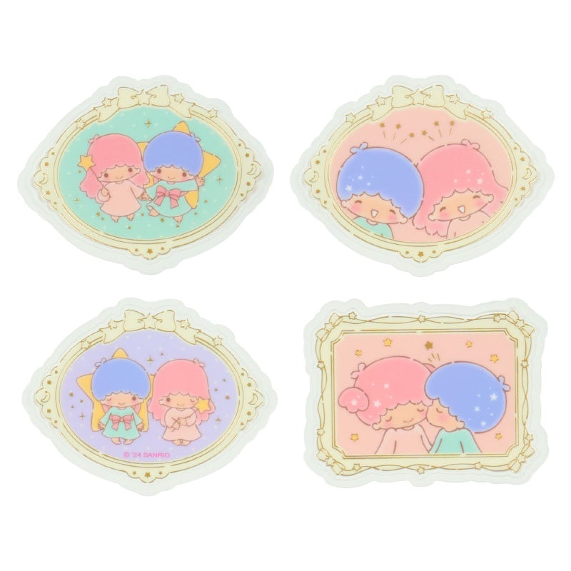 LittleTwinStars 51-pc Mini Sticker Pack (Pastel Frame Design Series)