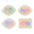 LittleTwinStars 51-pc Mini Sticker Pack (Pastel Frame Design Series)