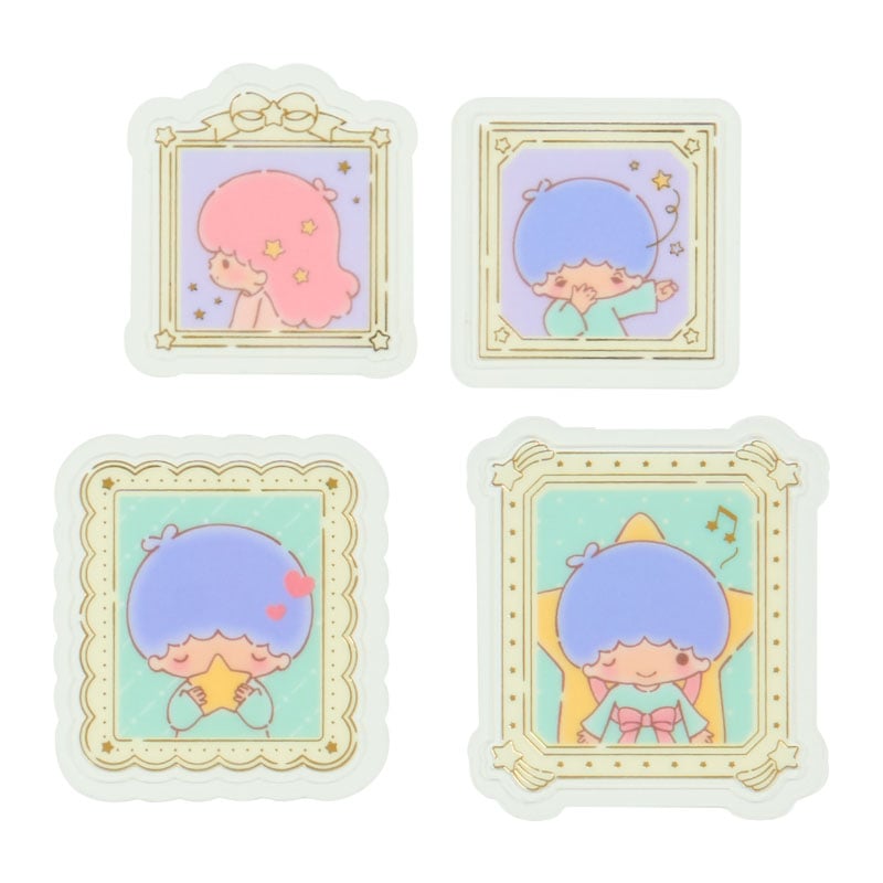 LittleTwinStars 51-pc Mini Sticker Pack (Pastel Frame Design Series)