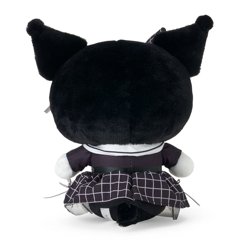 Kuromi 8&quot; Plush (Silver Houndstooth Series)