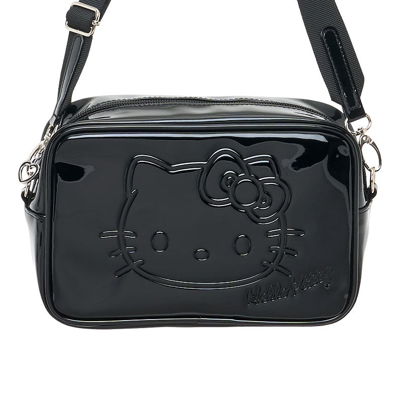 Hello Kitty Crossbody Bag (Silver Houndstooth Series)
