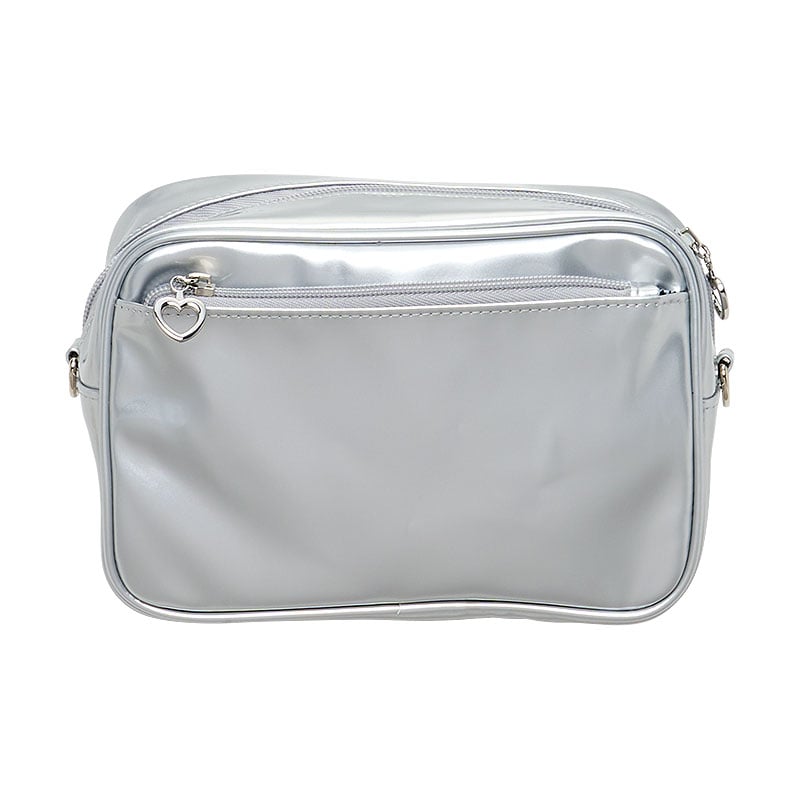 Kuromi Crossbody Bag (Silver Houndstooth Series)
