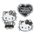 Hello Kitty Smartphone Charm Set (Silver Houndstooth Series)