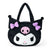 Kuromi Plush Face Tote Bag