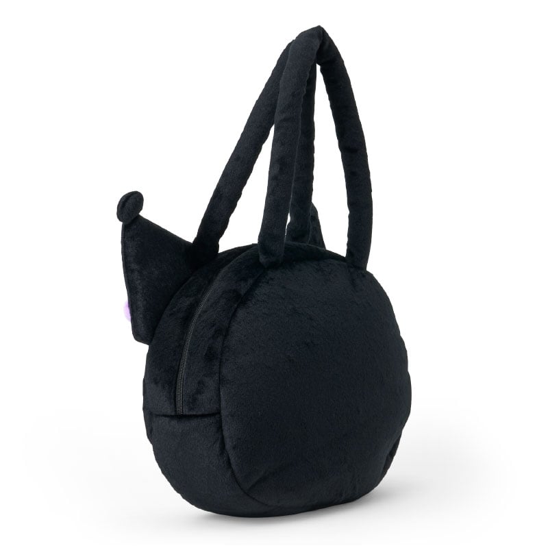 Kuromi Plush Face Tote Bag