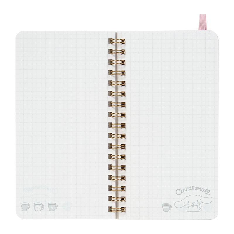 Cinnamoroll Slim Spiral Notebook (Elastic Closure)