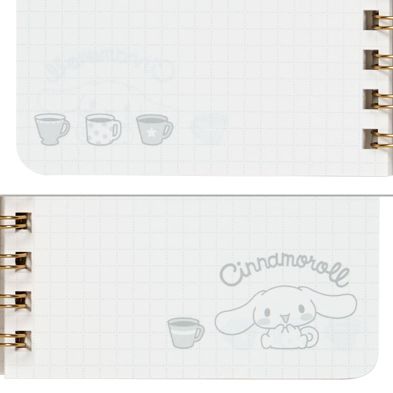 Cinnamoroll Slim Spiral Notebook (Elastic Closure)
