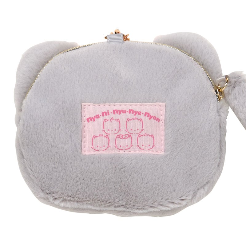 Nya Ni Nyu Nye Nyon Plush Mini Face Pouch (Sanrio Cat Club Series)