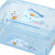 Cinnamoroll Clear Glitter Storage Bin (S)