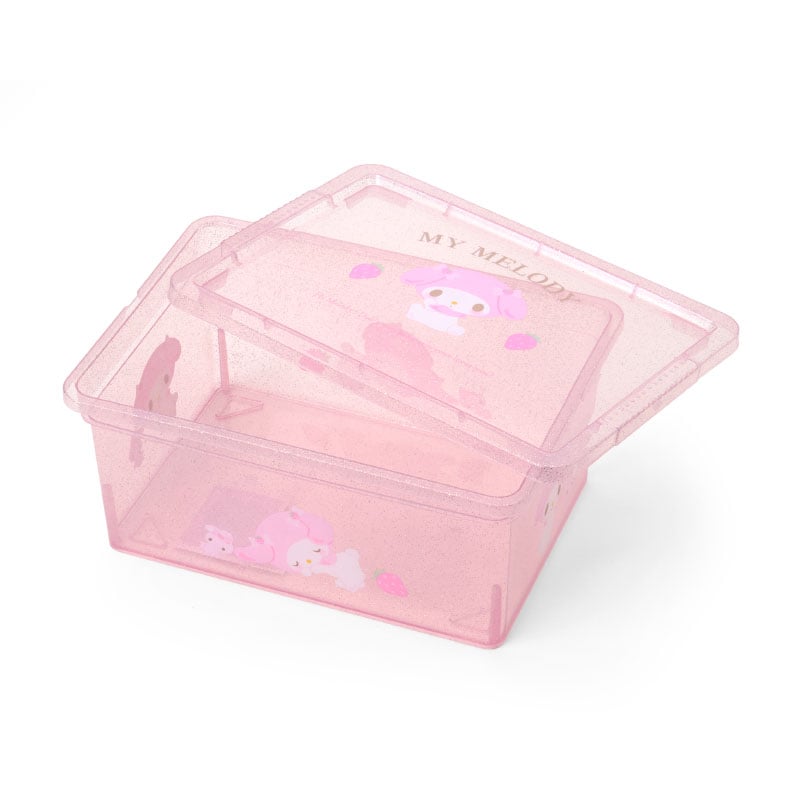 My Melody Clear Glitter Storage Bin (S)