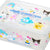 Sanrio Characters Clear Glitter Storage Bin (S)