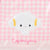 Cogimyun Clear Gingham Zipper Pouch