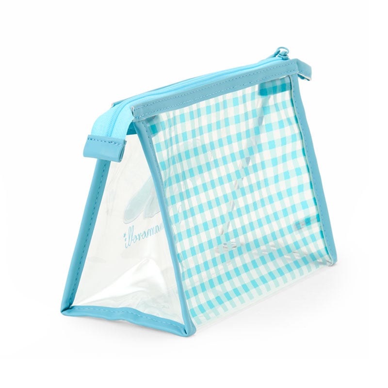 Cinnamoroll Clear Gingham Zipper Pouch