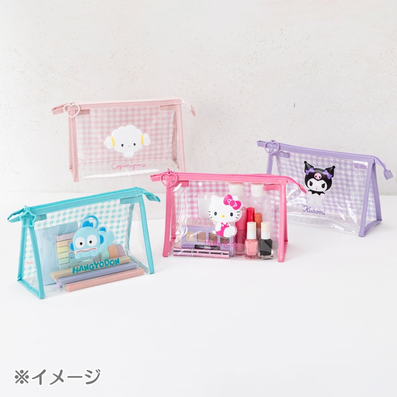 Cinnamoroll Clear Gingham Zipper Pouch