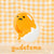 Gudetama Clear Gingham Zipper Pouch