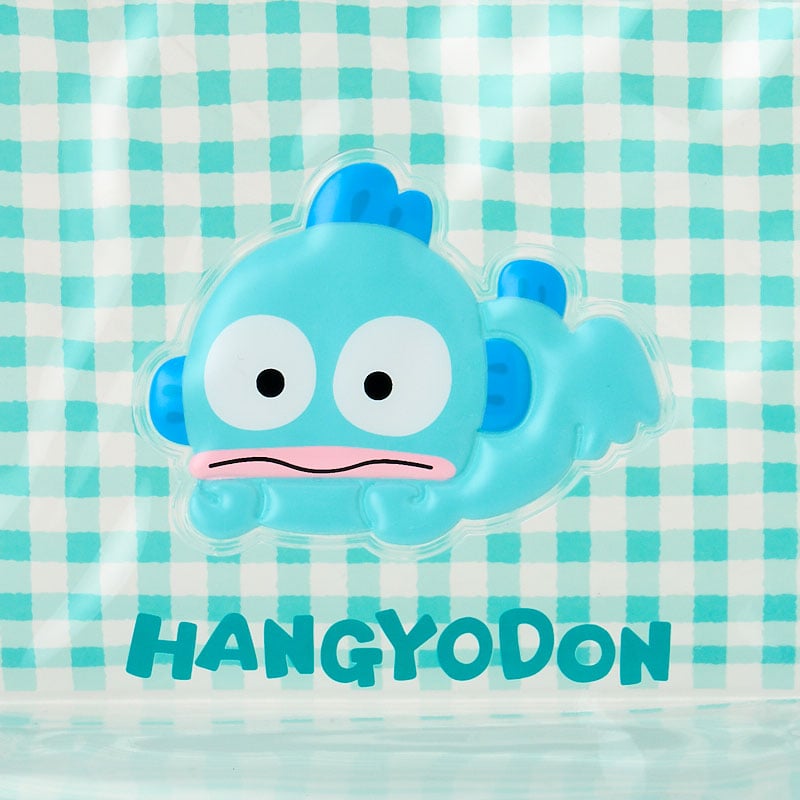 Hangyodon Clear Gingham Zipper Pouch