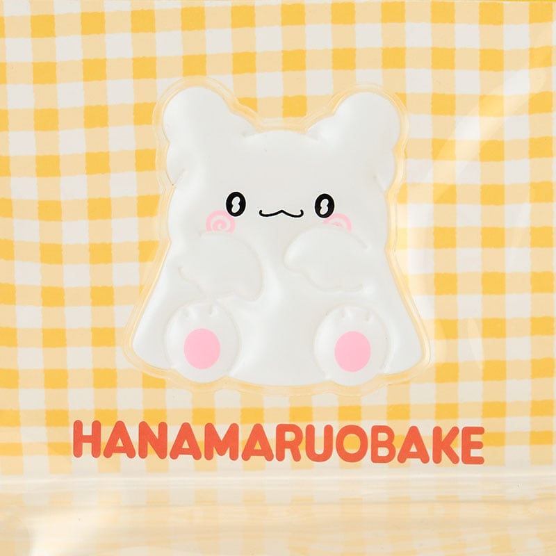 Hanamaruobake Clear Gingham Zipper Pouch