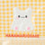 Hanamaruobake Clear Gingham Zipper Pouch