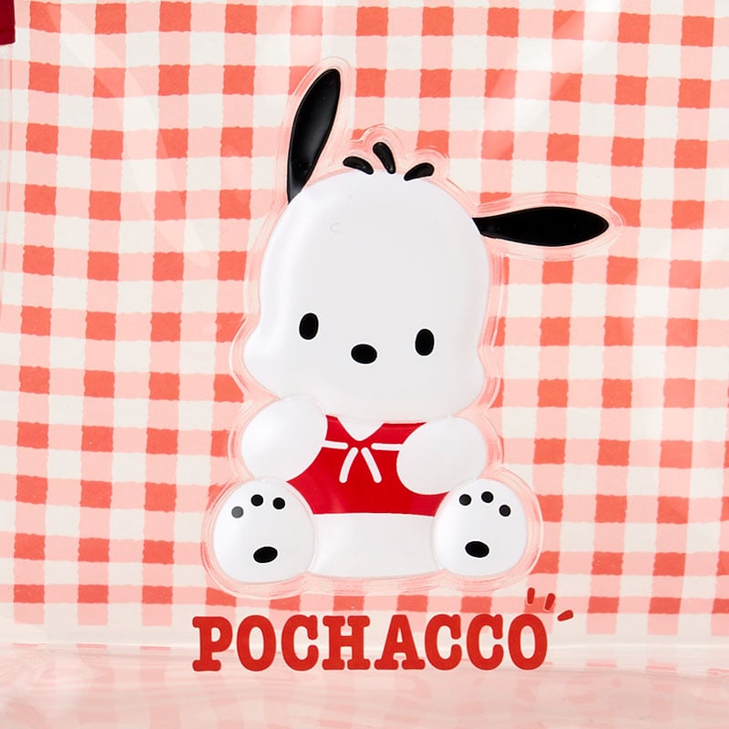 Pochacco Clear Gingham Zipper Pouch