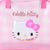 Hello Kitty Clear Gingham Mini Handbag